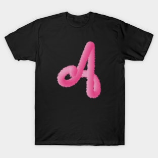 Pink Animal Initials T-Shirt